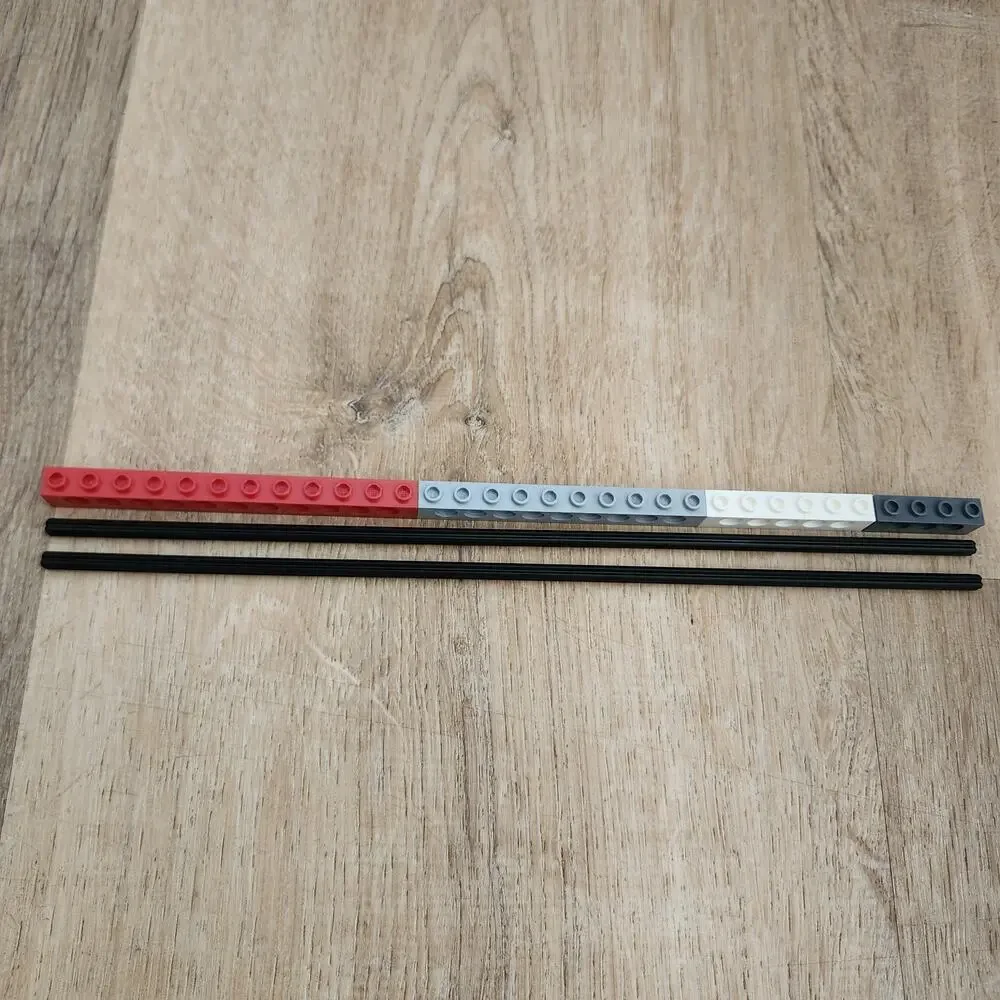 LEGO Technic Axle 32L Black (50450) : 2 Pieces